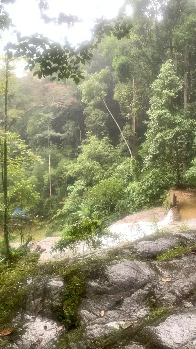 The spectacular Lata Iskandar  waterfall. 