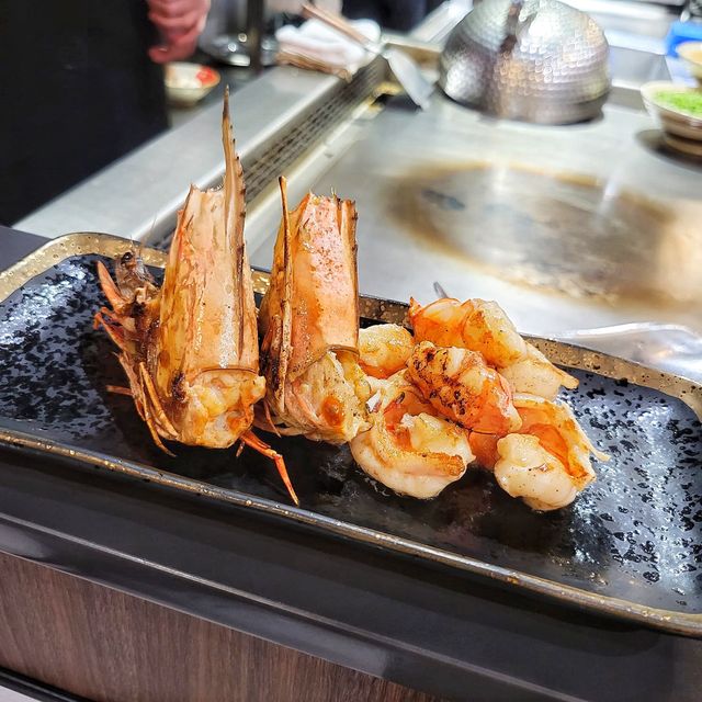 抵食鐵板大蝦二人前｜鳥海山
