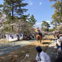 春の流鏑馬
