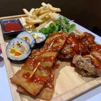 將軍澳海傍特色cafe😙😙韓式fusion菜
