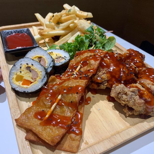 將軍澳海傍特色cafe😙😙韓式fusion菜