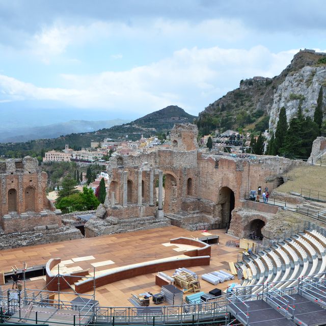 西西里TAORMINA古希臘劇場