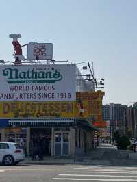 retro theme park in coney island🎡🎢🇺🇸