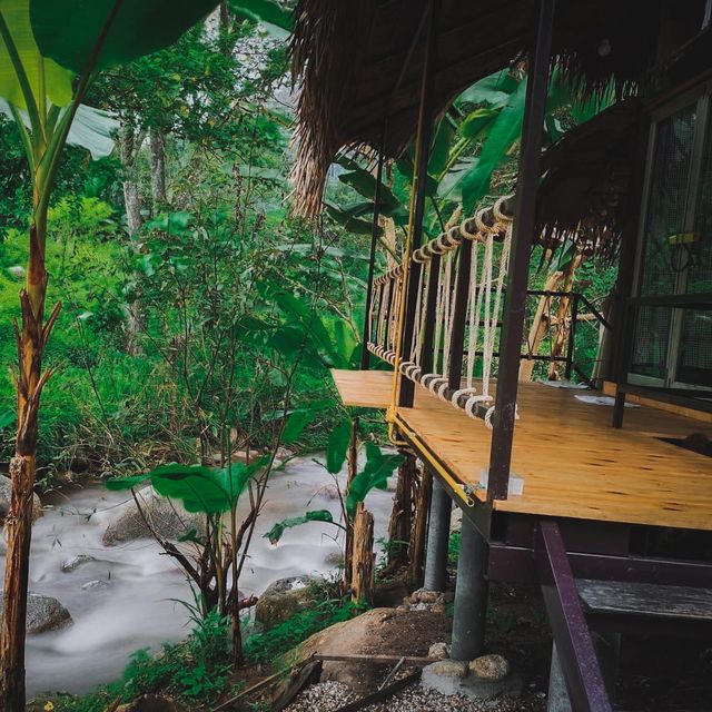 🏠บ้านธารกล่อม นอนริมธาร ฟังเสียงกล่อมจากป่าเขา 🌳