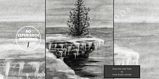Charcoal Drawing Event "Cave Point" in Cross Plains | R Bar