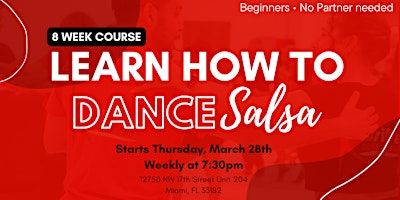 Beginners: Learn how to dance Salsa in 8 weeks! - Thursday Cycle | Karibe Dance Studio