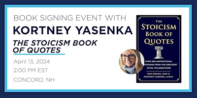 Kortney Yasenka "The Stoicism Book of Quotes" Signing Event | Books-A-Million