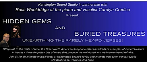 Hidden Gems and Buried Treasures Salon Concert at Kensington Sound | Kensington Sound