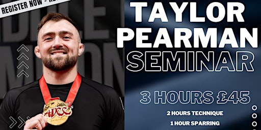 Taylor Pearman - Swale BJJ Seminar | Swale BJJ