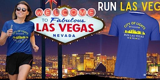 Run LAS VEGAS "City of Lights" Runners Club Virtual Run | Welcome to Fabulous Las Vegas Sign