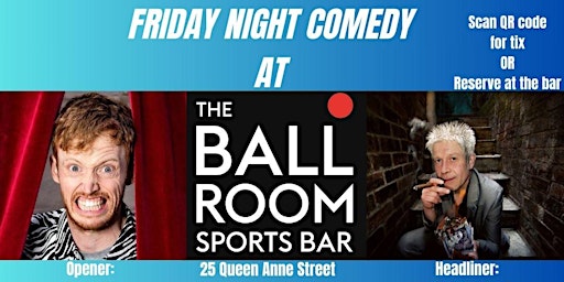 Friday Night Comedy at The Ballroom Dunfermline with Vladimir McTavish | The Ball Room Sports Bar (Dunfermline) - Pool, Snooker & Darts Hall