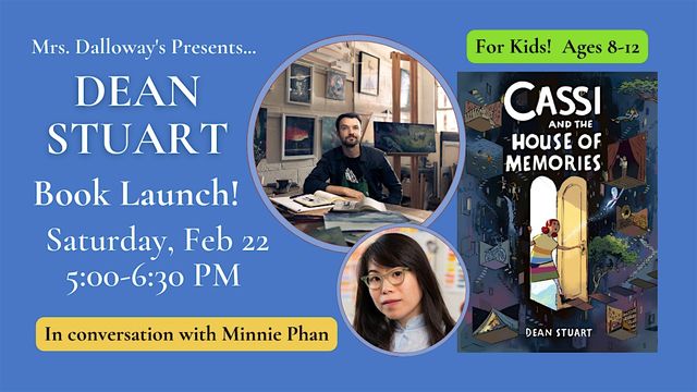 Dean Stuart's CASSI AND THE HOUSE OF MEMORIES In Store Launch And Signing | Mrs Dalloway's