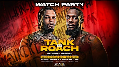 Davis VS Roach Watch Party | The Manor