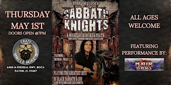 Sabbath Nights with Vinny Appice of Black Sabbath & Dio | Crazy Uncle Mikes