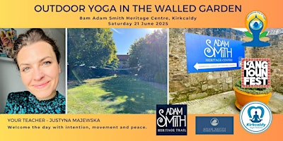 8am Outdoor Morning Yogic Stretch, Walled Garden, Adam Smith HeritageCentre | The Adam Smith Global Foundation