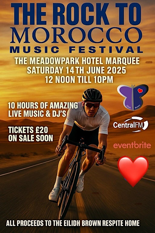 The Rock To Morocco Music Festival 2025 | The Meadowpark Bar and Kitchen