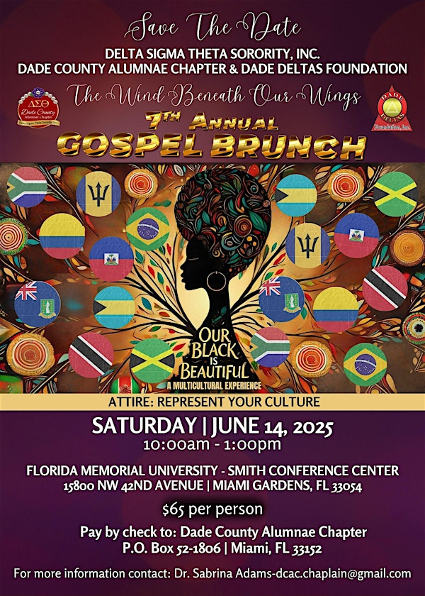 7th Annual Gospel Brunch: Celebrating the Wind Beneath Our Wings | Florida Memorial University - Smith Conference Center