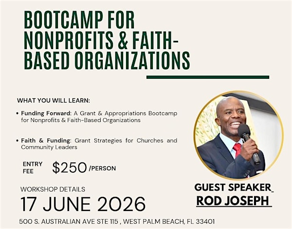 Bootcamp for Non-Profits & faith Based Organizations | 500 S Australian Ave