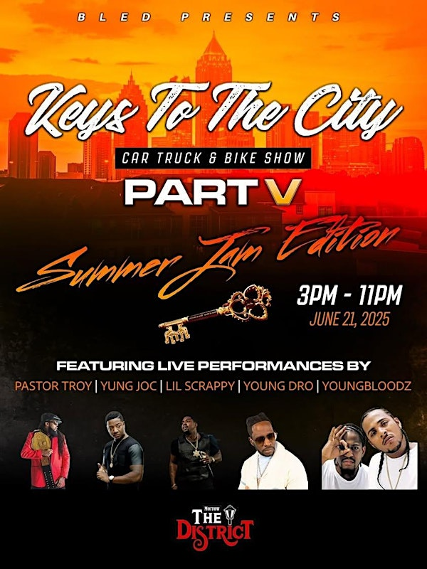 Keys To The City Car Truck and Bike Show Part V “Juneteenth Summer Jam” | 1000 Southlake Cir