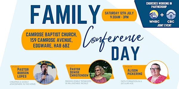 Family Conference Day | Camrose Baptist Church