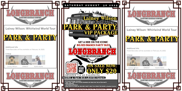 Longbranch Park & Party: Lainey Wilson concert | Long Branch Good Times Beverage Company