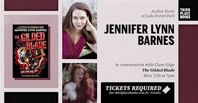Jennifer Lynn Barnes with Clare Edge — 'The Gilded Blade' | Third Place Books