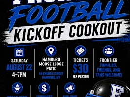 2026 Frontier Football Kickoff Cookout | Hamburg Moose Lodge