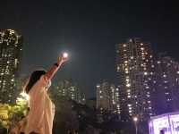 Touch the full Moon on Mid Autumn Festival 