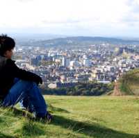 View of Salisbury Crags from Arthur’s Seat