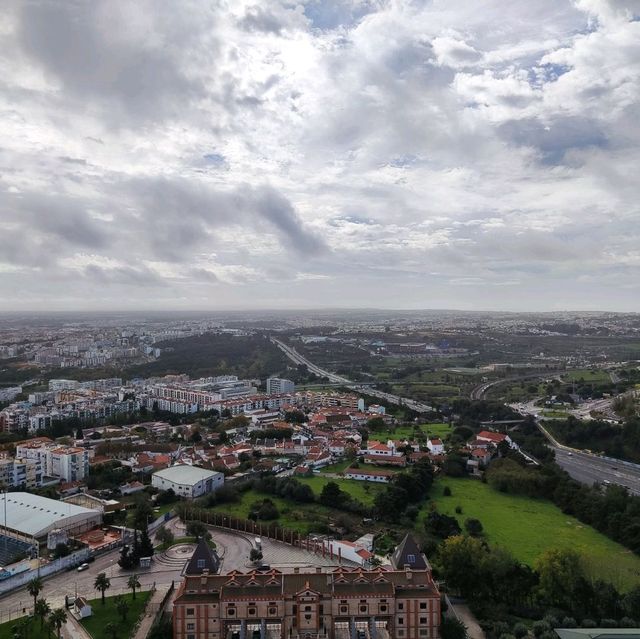 Jesus overlooking the city of Lisbon