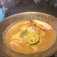 プロジェクションマッピングのラーメン屋