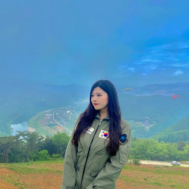 스위스 안가도 단양에서 꿀잼 패러글라이딩 즐길 수 있음🐶