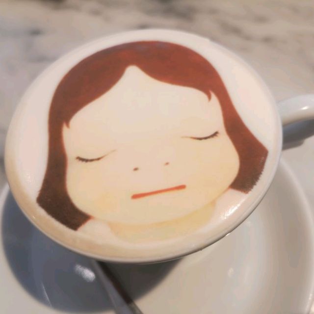 唔捨得飲呢一杯咁靚既咖啡
