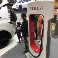 Tesla電車展 大小朋友都岩