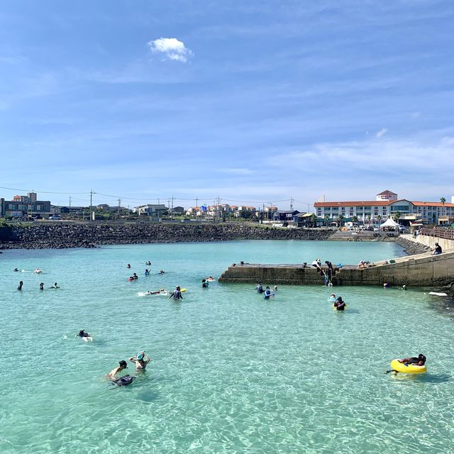 사람 없는 판포포구 가고싶은 사람🙋🏻‍♀️🏝🌴🌊