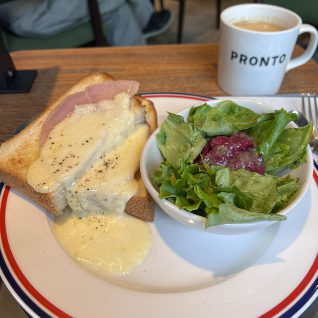 【東京】アゴーラ東京銀座の朝食☀️ハムチーズサンド