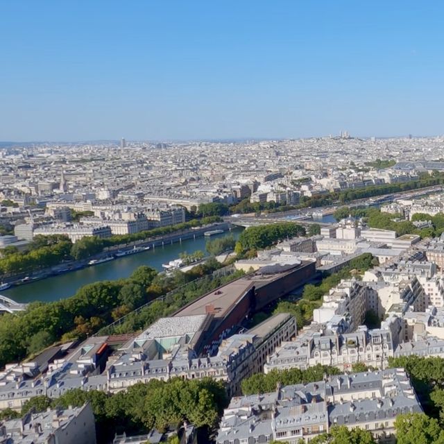 A view from the Eiffel Tower