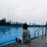 The nicest hotel in Beijing with outdoor pool
