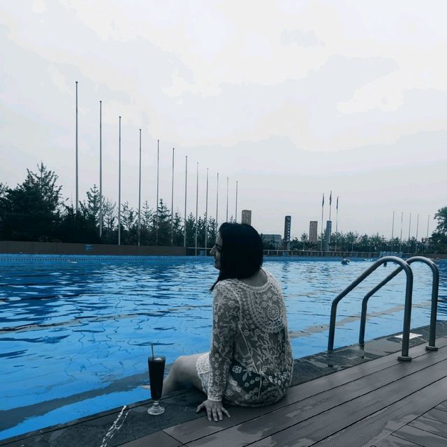 The nicest hotel in Beijing with outdoor pool