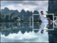 Espectacular Mirror terrace in Yangshuo 🤩