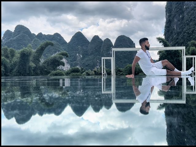 Espectacular Mirror terrace in Yangshuo 🤩