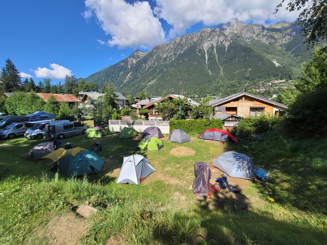 Chamonix camping