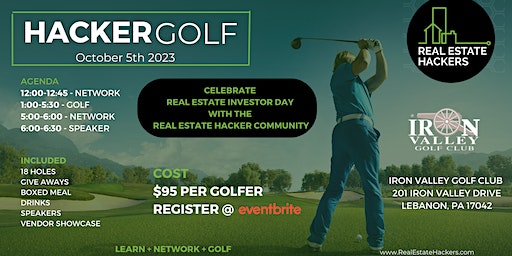 Fall 2023 Real Estate Hacker Golf Outing (Lebanon) | Iron Valley Golf Club