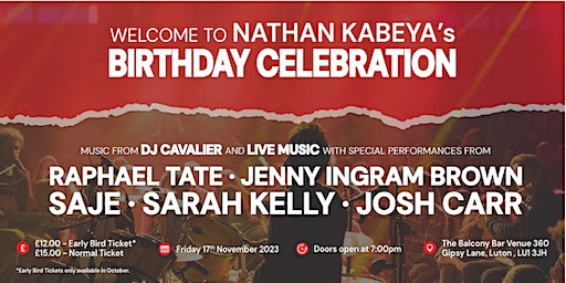 Nathan Kabeya's Birthday Celebration | Venue 360 - The Riverside