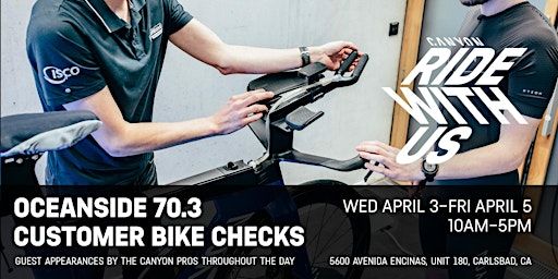 Oceanside 70.3 Bike Checks | Canyon HQ & Demo Center