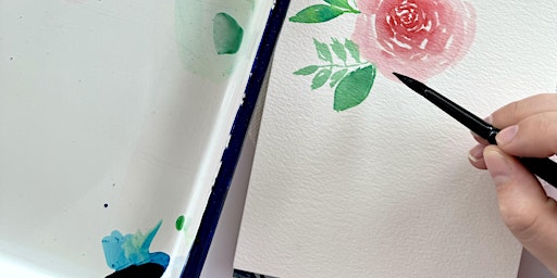Watercolor Floral Workshop | Colors & Cocktails, South Kalamazoo Mall, Kalamazoo, MI, USA