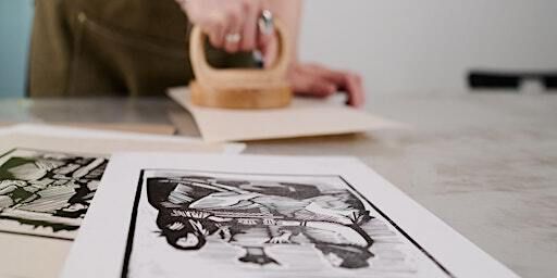 Linocut Greetings Card Introduction | SY5 7BZ
