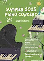 2025 Summer Piano Concert | 201 Coxs Rd