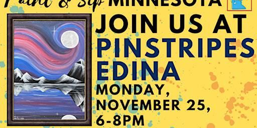 November 25 Paint & Sip at Pinstripes | Pinstripes