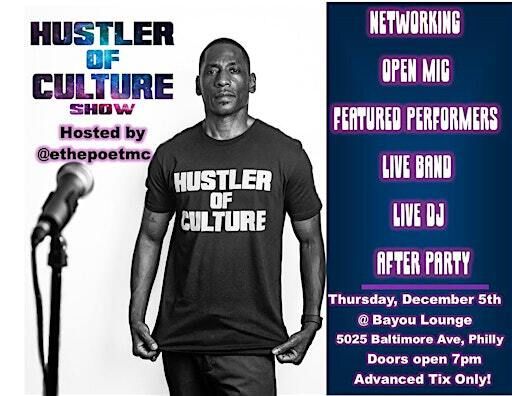 Hustler Of Culture Show | Bayou Lounge and Bar